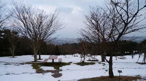 大乗寺丘陵公園から金沢市内を眺望