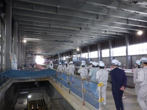現場見学風景②