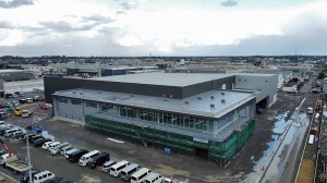 3月末に竣工する建設現場
