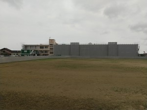 母校での大規模改修工事