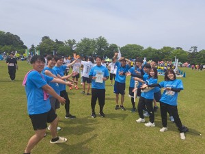 力を合わせて完走しました！