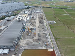 現場代理人として着任した大型工事