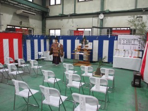 １月末の地鎮祭