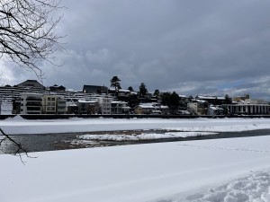 犀川沿いの景色