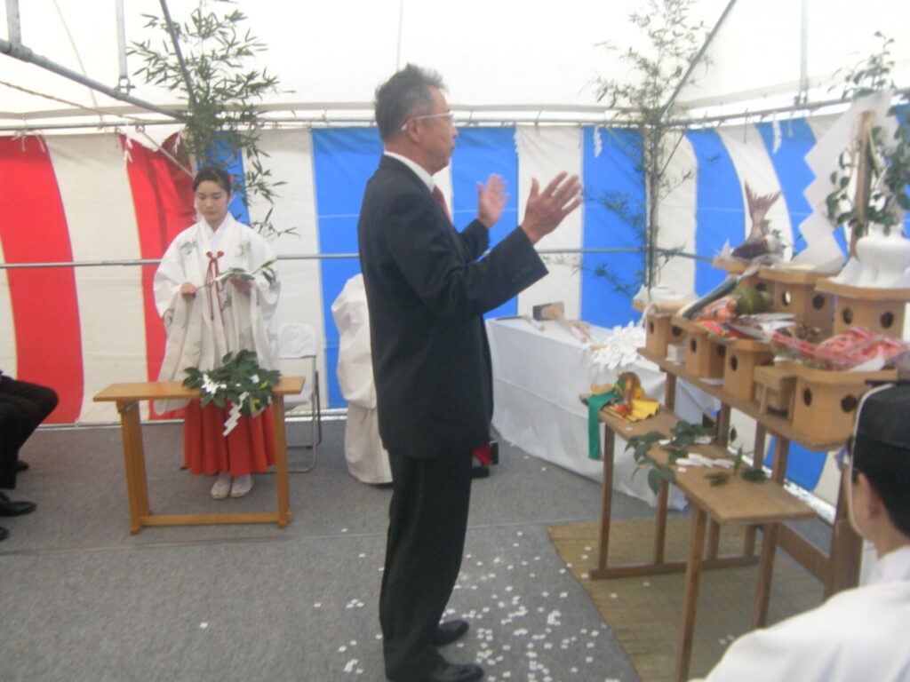サンサポート地鎮祭 (3)