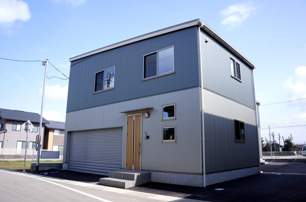 インナーガレージ戸建賃貸 新築工事（白山市）