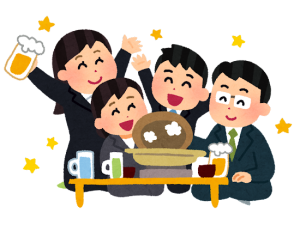 初めての忘年会